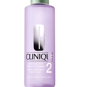 Clinique Clarifying Lotion 2 Dry Combination Skin 6.7oz Exfoliator Glowing Skin.